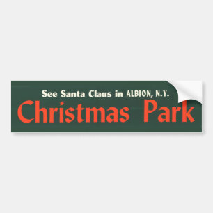 bumper-sticker—kerstpark bumpersticker