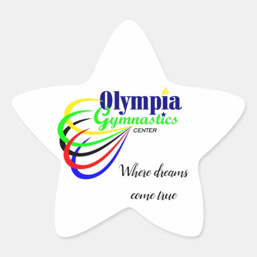 Bumper sticker - ster (Voorkant)