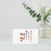 Bumper Sticker Visitekaartje (Staand voorkant)