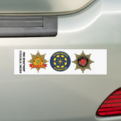 Bumper stickers brandkår Stockholms län (Op auto)