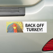 Bumper Turkije zegt terug Bumpersticker (Op auto)
