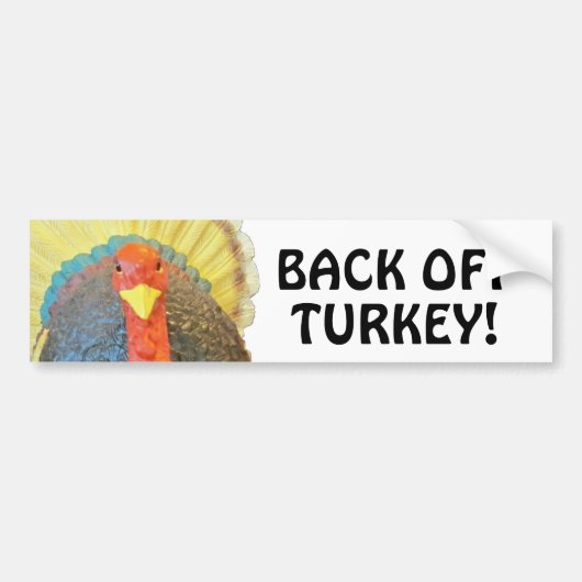 Bumper Turkije zegt terug Bumpersticker (Voorkant)