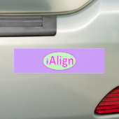 bumper uitlijnen bumpersticker (Op auto)