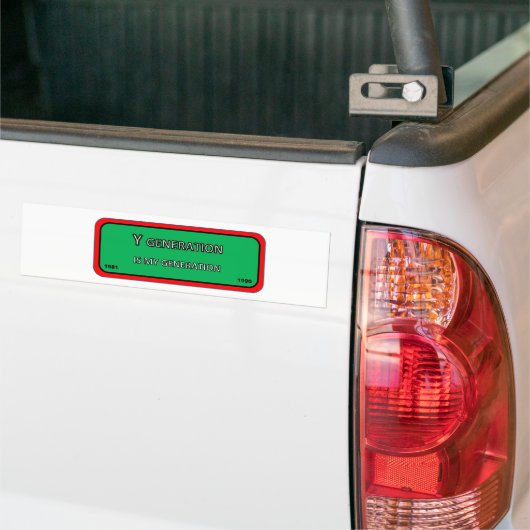 Bumper/venstergeneratie Y sticker (Op Truck)