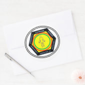 Bumper/venstersticker Alle Generaties Ronde Sticker (Envelop)