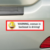 bumper voor rugleuning bumpersticker (Op auto)