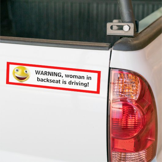 bumper voor rugleuning bumpersticker (Op Truck)