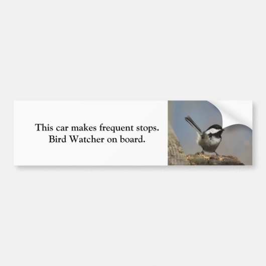 bumper voor watervogels bumpersticker (Voorkant)