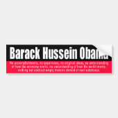 BUMPER Z obama 987 Bumpersticker (Voorkant)