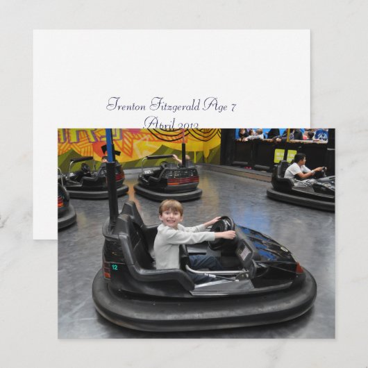 Bumperauto Briefkaart (Voorkant / Achterkant)