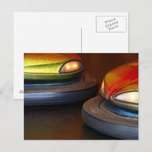 Bumperauto's Briefkaart (Voorkant / Achterkant)