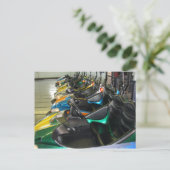 Bumperauto's van het loopvlak briefkaart (Staand voorkant)