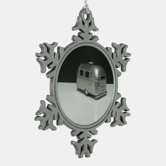 bumpercamper tin sneeuwvlok ornament (Links)