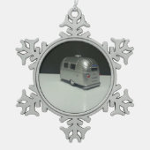 bumpercamper tin sneeuwvlok ornament (Voorkant)