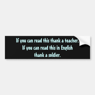 Bumpersticker
