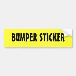 Bumpersticker