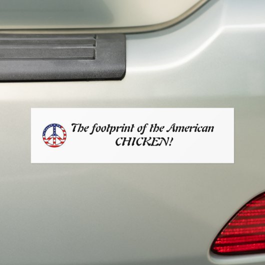 Bumpersticker (Op auto)