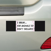 Bumpersticker (Op auto)
