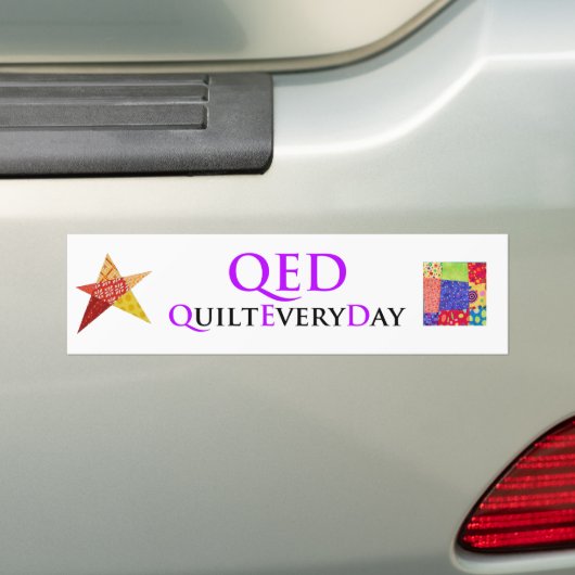 Bumpersticker (Op auto)