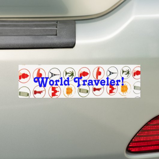 Bumpersticker (Op auto)