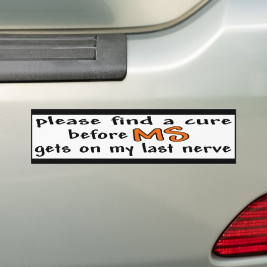 Bumpersticker (Op auto)