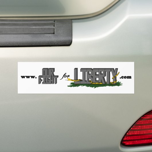 Bumpersticker (Op auto)