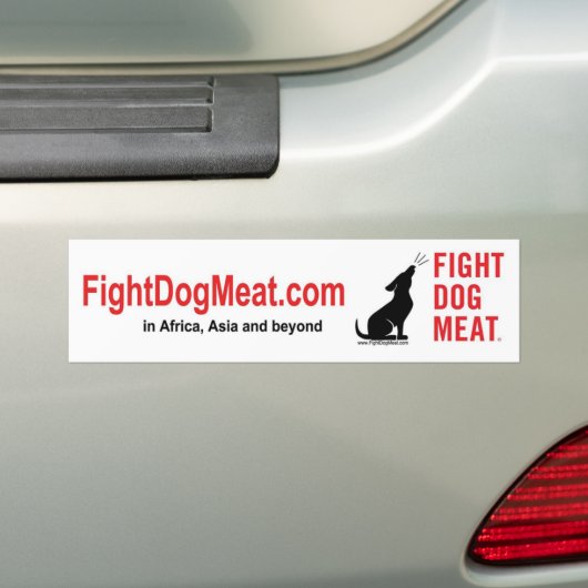 Bumpersticker (Op auto)