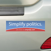 Bumpersticker (Op auto)