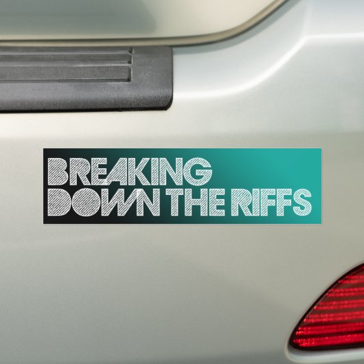 Bumpersticker (Op auto)