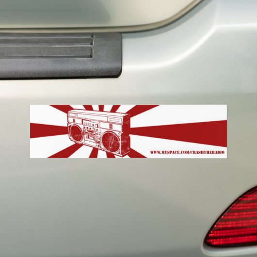 Bumpersticker (Op auto)