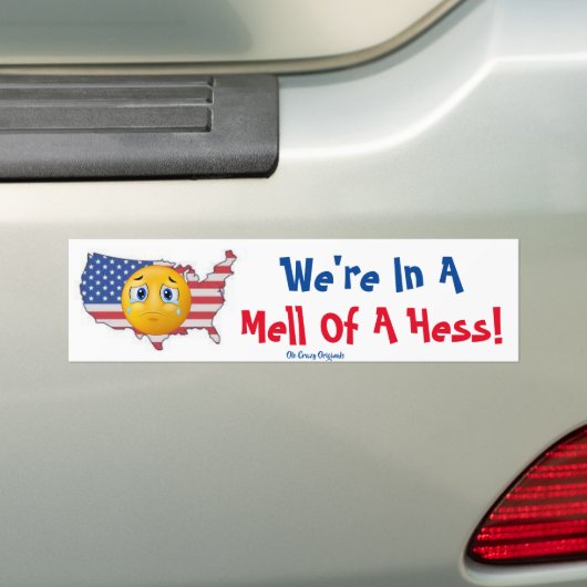 Bumpersticker (Op auto)
