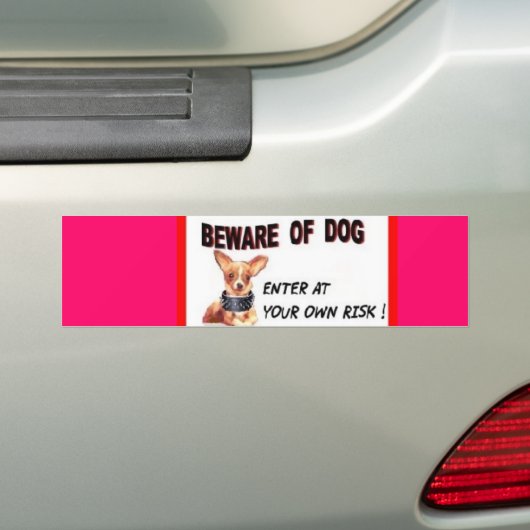 Bumpersticker (Op auto)