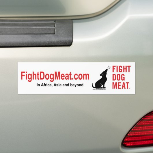 Bumpersticker (Op auto)
