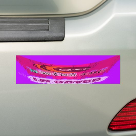 Bumpersticker (Op auto)