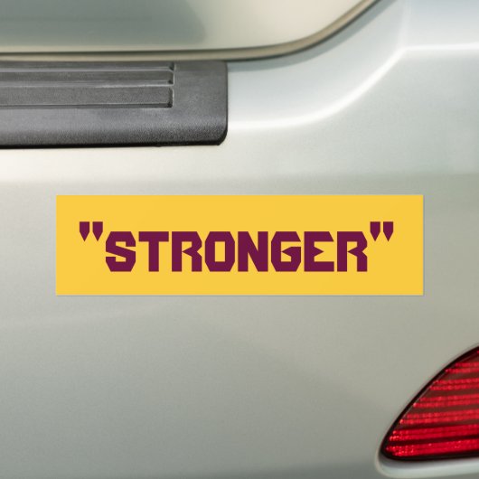 Bumpersticker (Op auto)