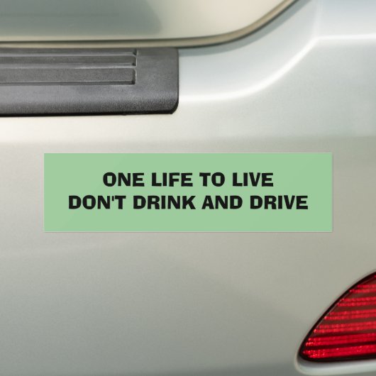 Bumpersticker (Op auto)