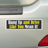 Bumpersticker (Op auto)