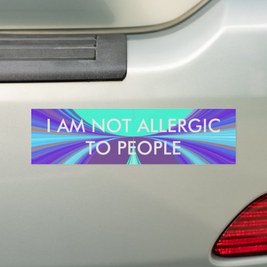 Bumpersticker (Op auto)