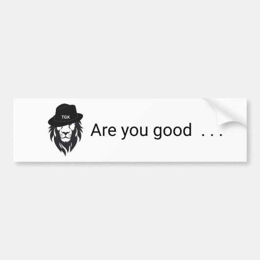 Bumpersticker (Voorkant)