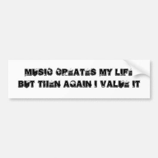 Bumpersticker (Voorkant)