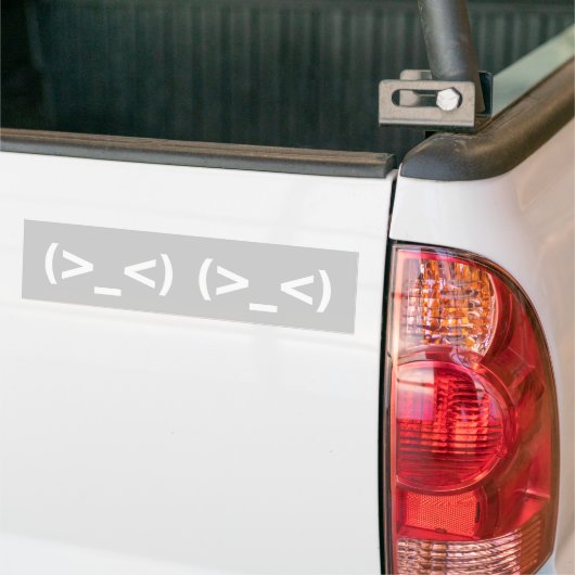 (>_<) (>_<) BUMPERSTICKER (Op Truck)