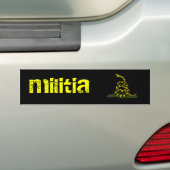 Bumpersticker (Op auto)