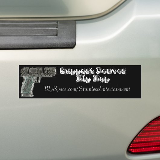 Bumpersticker (Op auto)