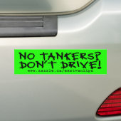 Bumpersticker (Op auto)