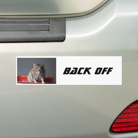 Bumpersticker (Op auto)