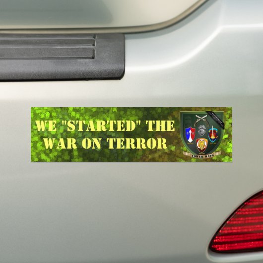 Bumpersticker (Op auto)