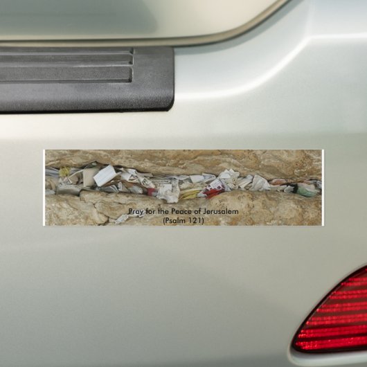Bumpersticker (Op auto)