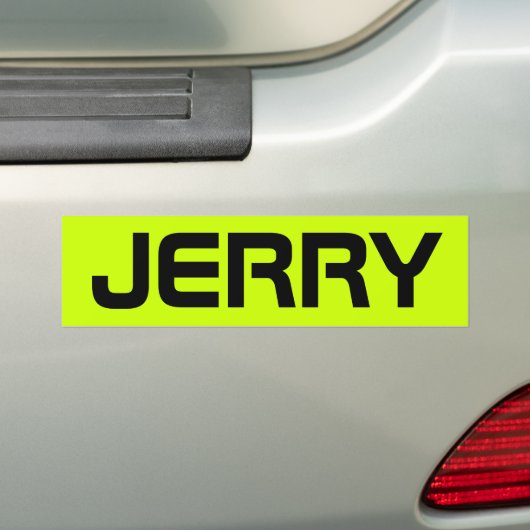  BUMPERSTICKER (Op auto)