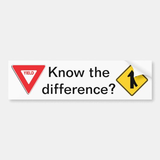 Bumpersticker (Voorkant)