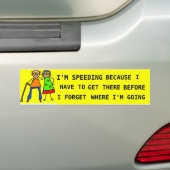 Bumpersticker (Op auto)